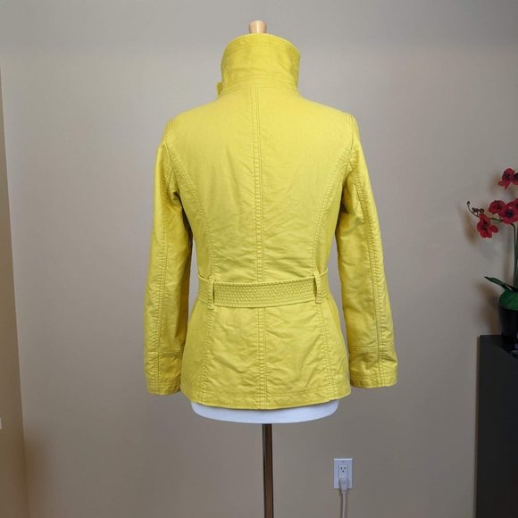 Gap Mustard Belted Jacket Size Small - Picture 5 of 17